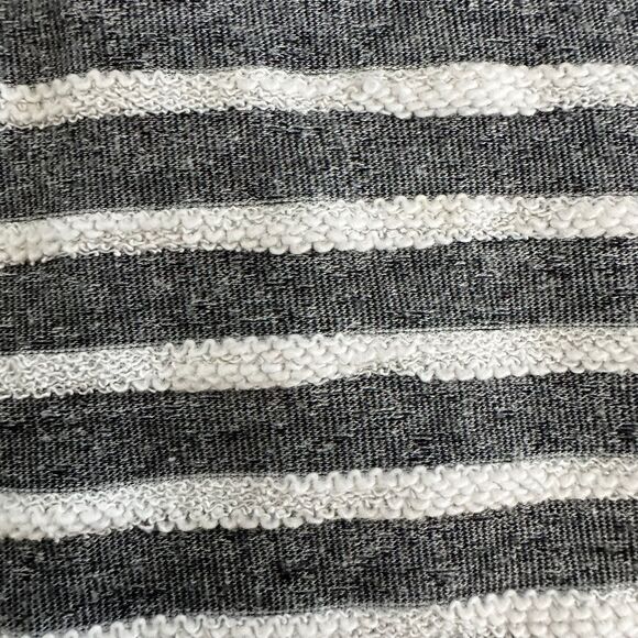 Rip curl ~ Lightweight Grey/Off white striped pull over hoodie ~ size Medium - Picture 6 of 12